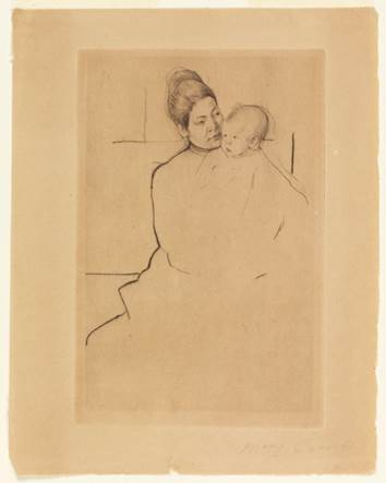 Gardner Held by his Mother, 1888