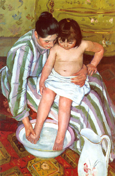 The Child’s Bath, 1893